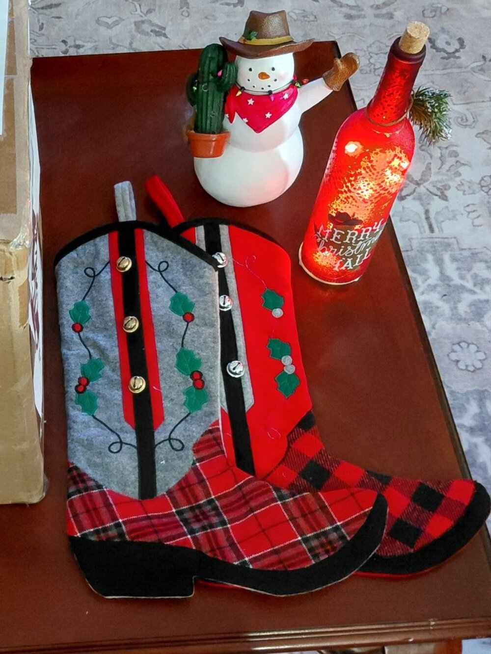 Cowboy Western Holiday Decor Brand New